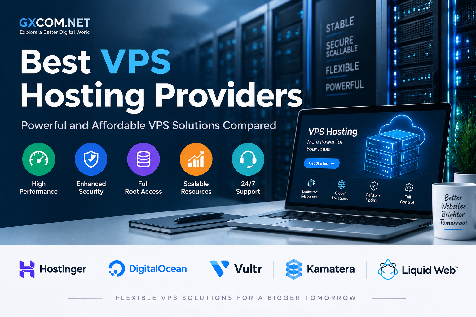 Best VPS hosting providers compared for performance and affordability