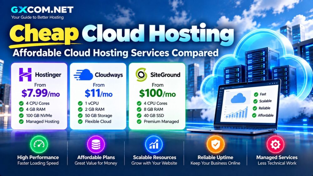Cheap Cloud Hosting: Affordable Cloud Hosting Services Compared