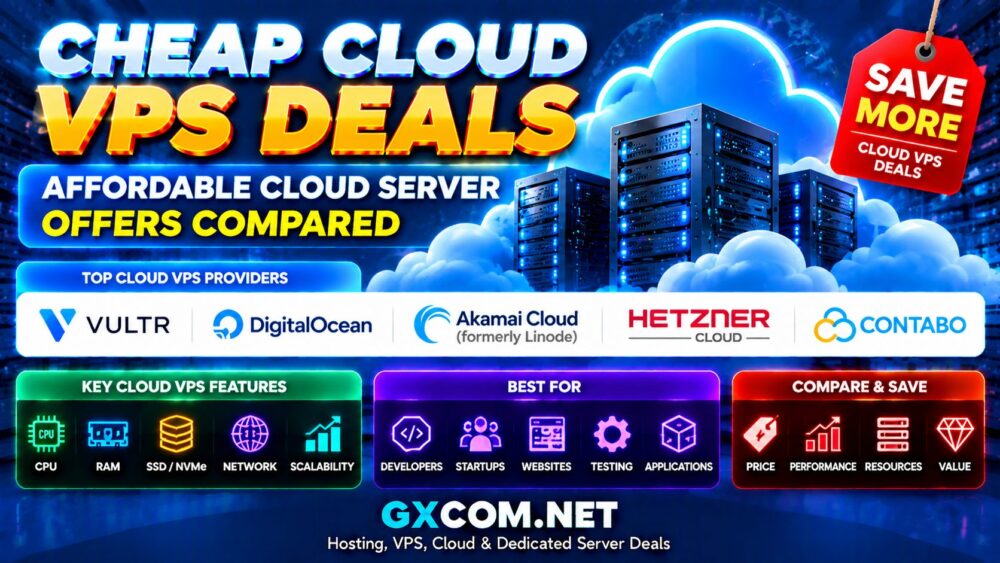Cheap Cloud VPS Deals: Affordable Cloud Server Offers Compared
