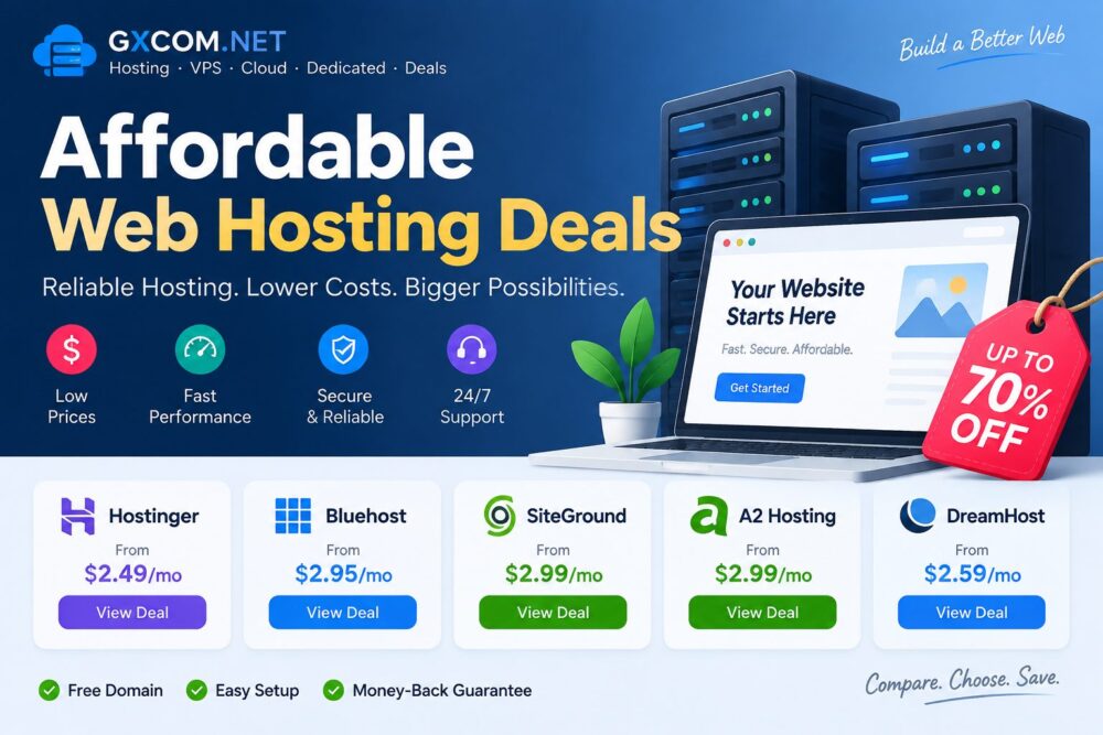 Cheap Web Hosting Deals: Affordable Hosting Providers Compared
