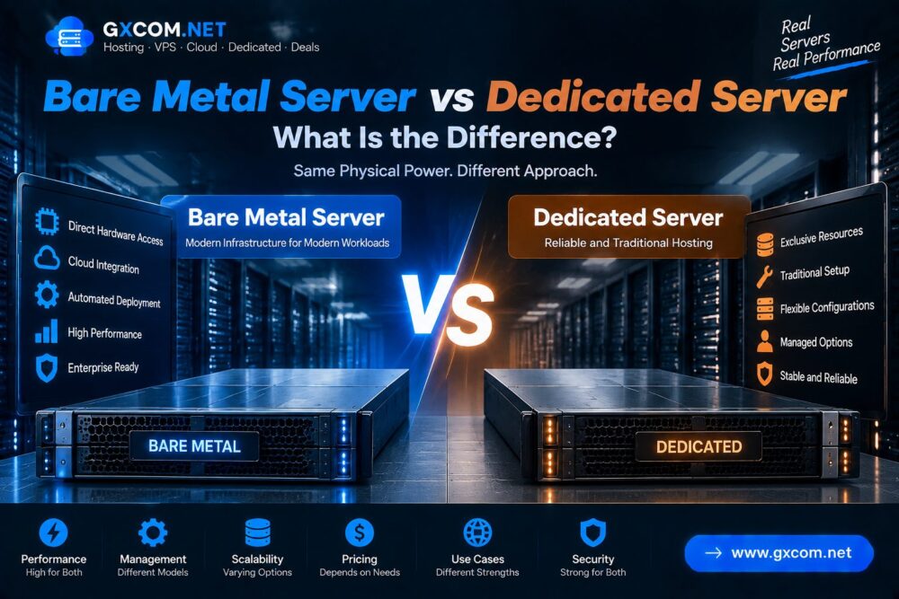 Bare Metal Server vs Dedicated Server: What Is the Difference