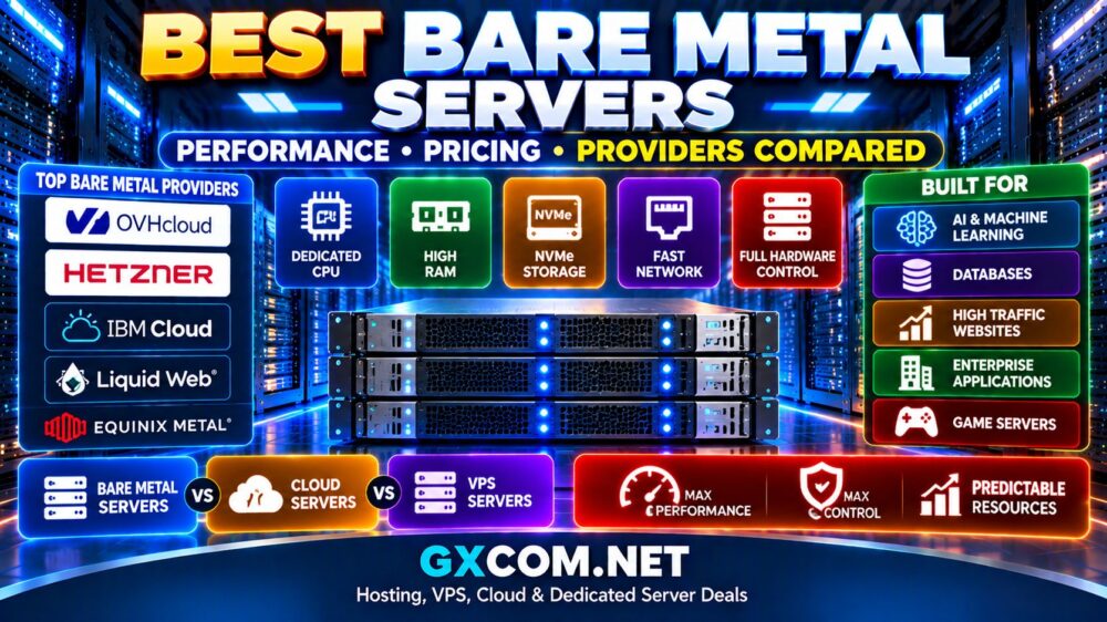 Best Bare Metal Servers performance pricing and providers compared