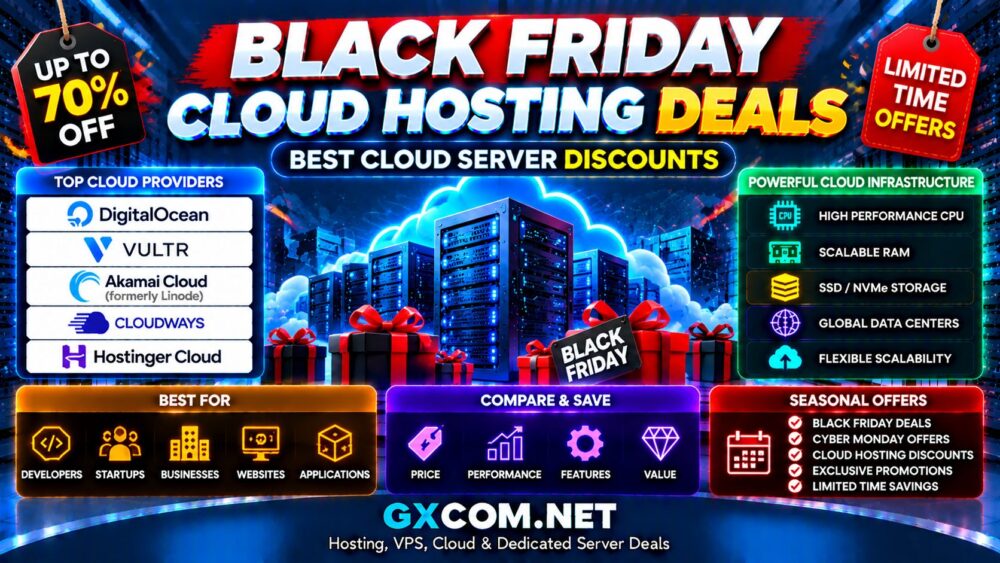 Black Friday Cloud Hosting Deals: Best Cloud Server Discounts