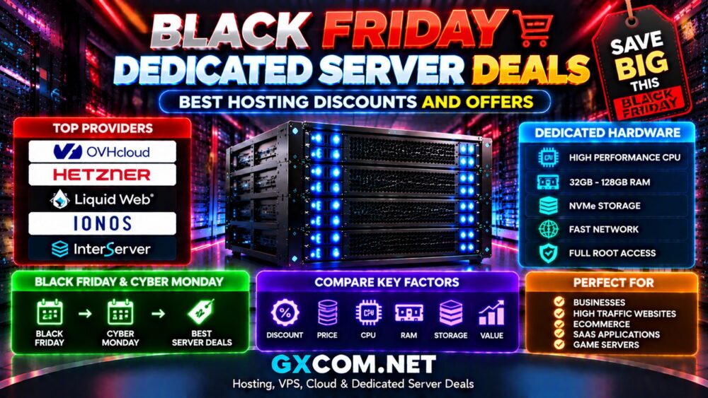 Black Friday Dedicated Server Deals: Best Hosting Discounts and Offers