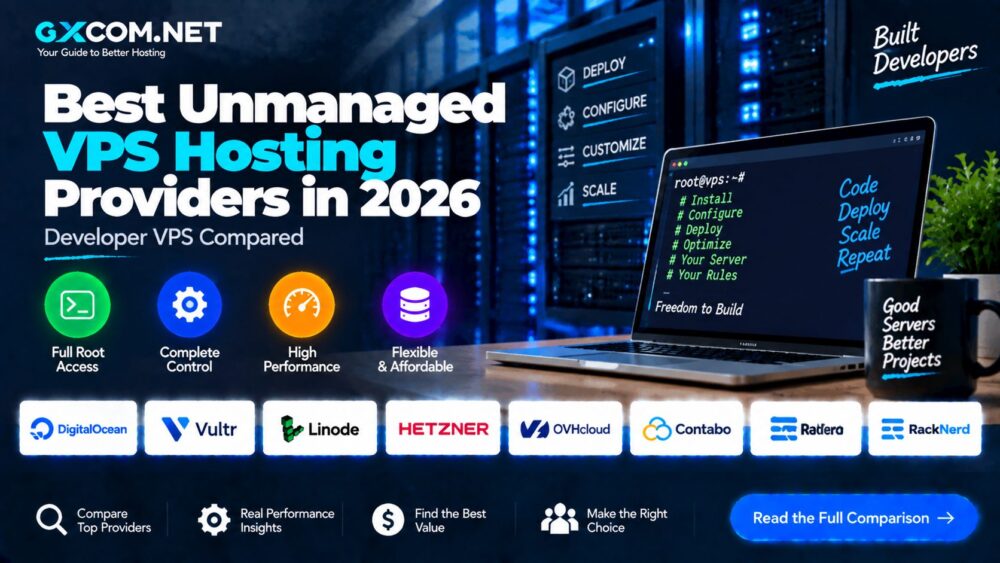 Best Unmanaged VPS Hosting Providers in 2026: Developer VPS Compared