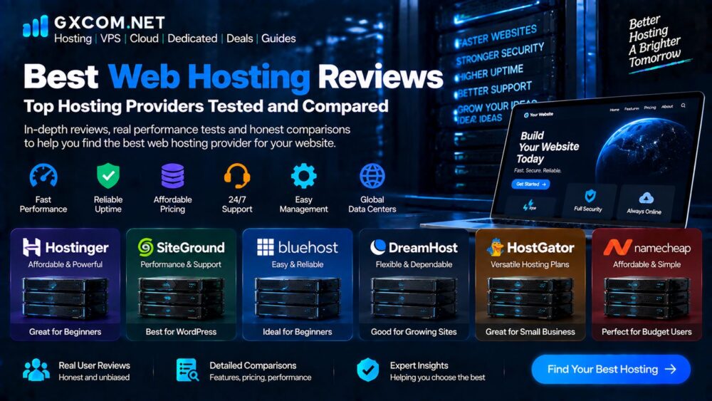 Best Web Hosting Reviews: Top Hosting Providers Tested and Compared