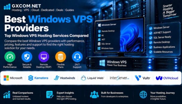 Best Windows VPS Providers: Top Windows VPS Hosting Services Compared