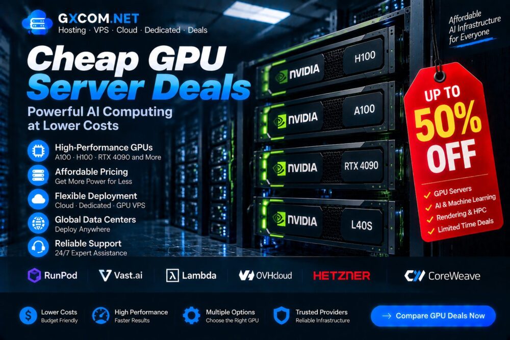 Cheap GPU Server Deals: Affordable AI GPU Hosting Compared