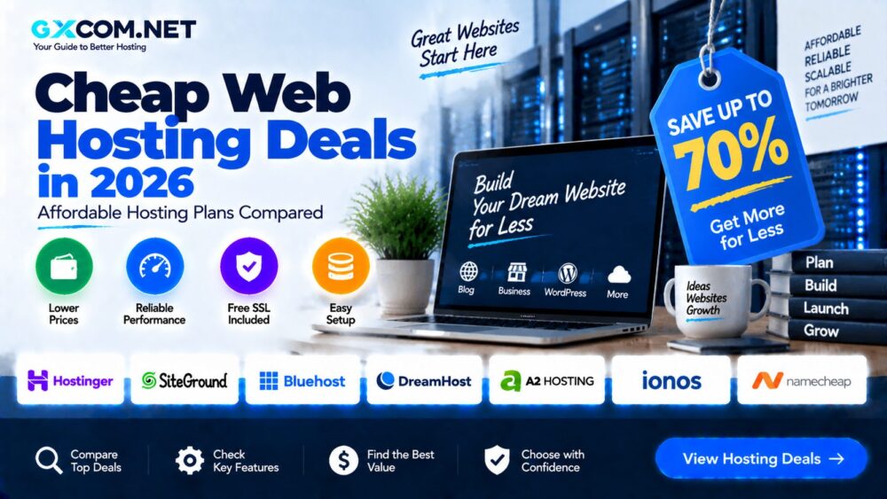 Cheap Web Hosting Deals in 2026: Affordable Hosting Plans Compared