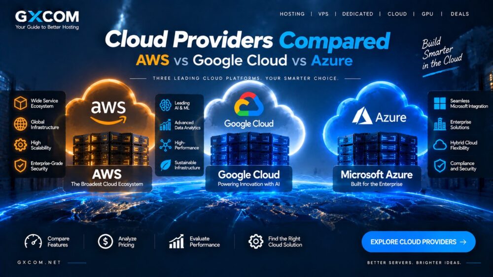 Cloud Providers Compared: AWS vs Google Cloud vs Azure