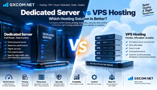 Dedicated Server vs VPS Hosting: Which Hosting Solution Is Better?
