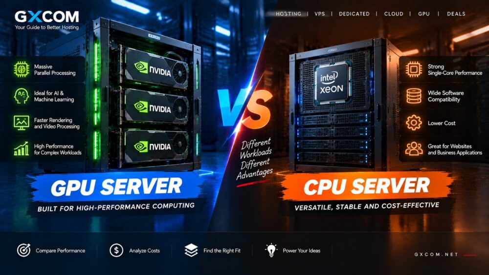 GPU Server vs CPU Server: Which Server Is Better for Your Workload