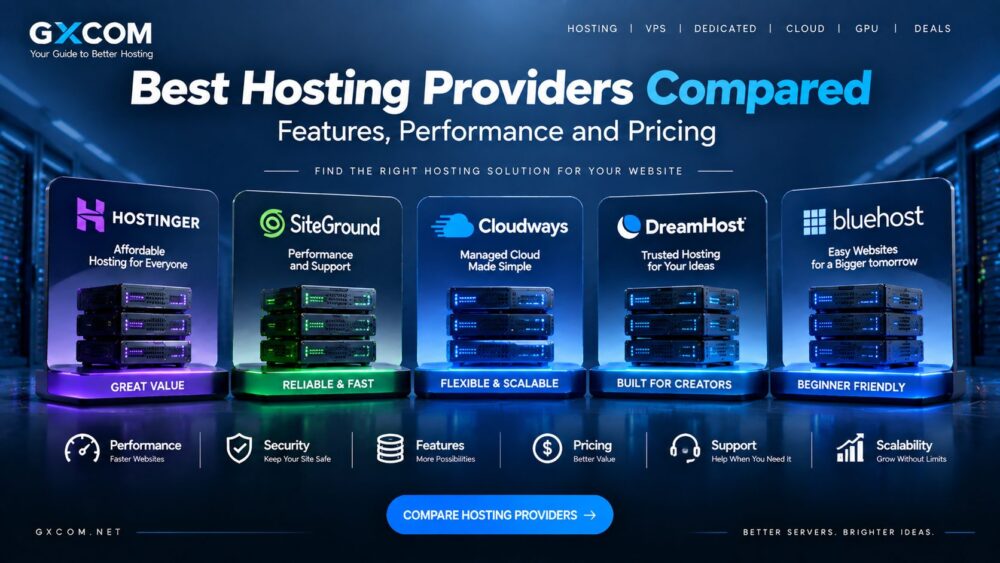 Best Hosting Providers Compared: Features, Performance and Pricing