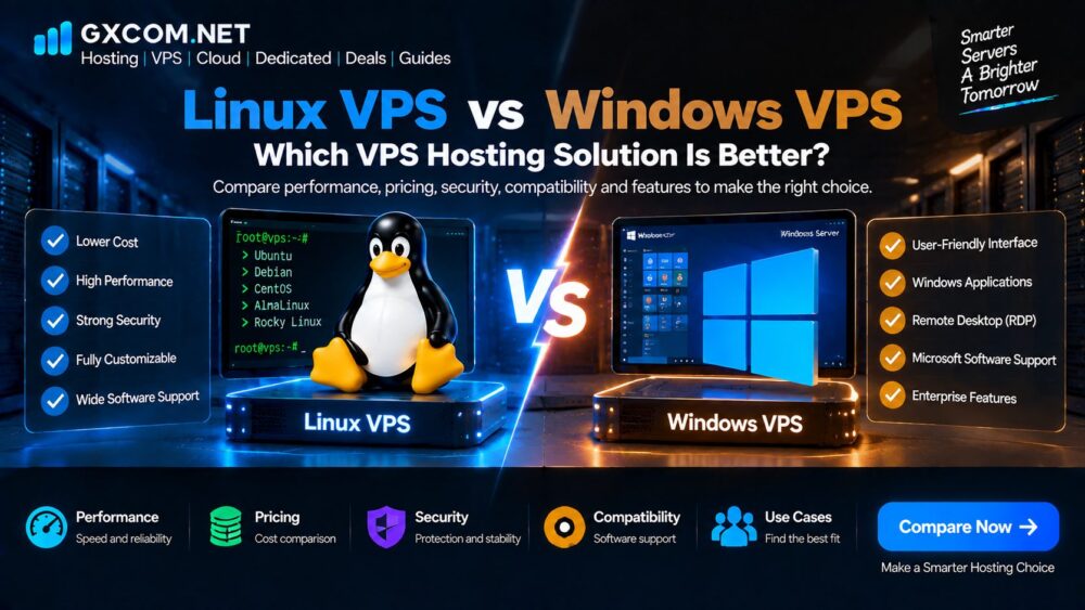 Linux VPS vs Windows VPS: Which VPS Hosting Solution Is Better?