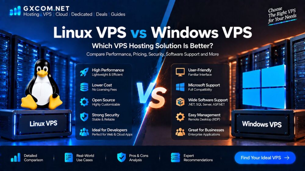 Linux VPS vs Windows VPS: Which VPS Hosting Solution Is Better?
