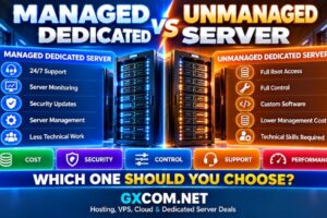 Managed vs Unmanaged Dedicated Server comparison