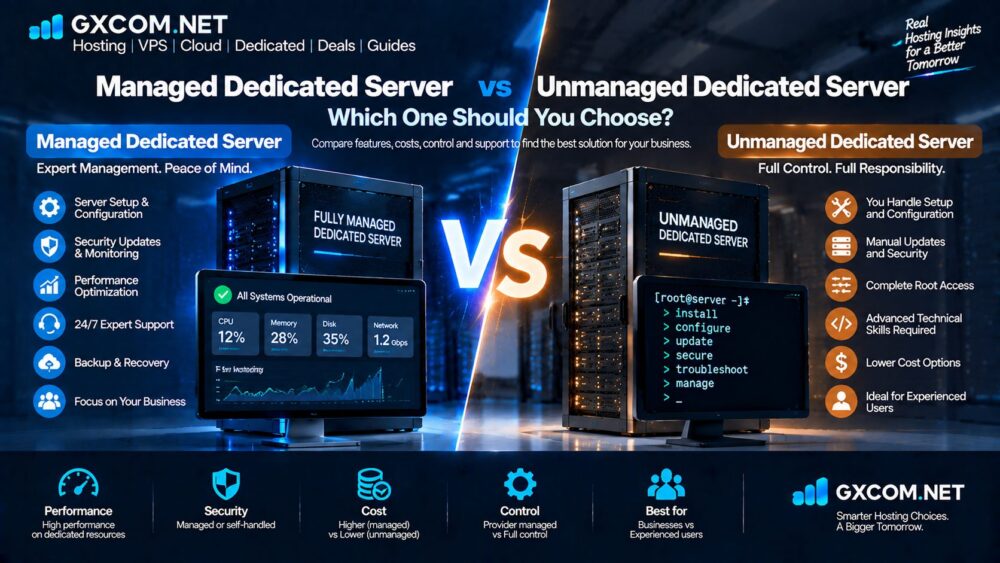 Managed Dedicated Server vs Unmanaged Dedicated Server: Which One Should You Choose?