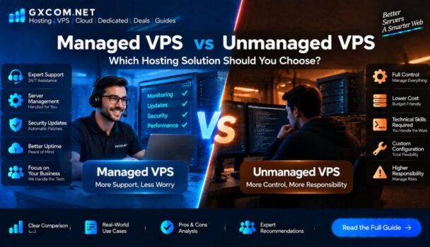 Managed VPS vs Unmanaged VPS: Which Hosting Solution Should You Choose?