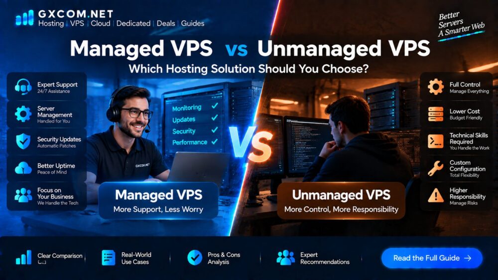 Managed VPS vs Unmanaged VPS: Which Hosting Solution Should You Choose?