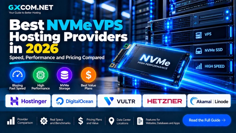 Best NVMe VPS Hosting Providers in 2026: Speed, Performance and Pricing Compared