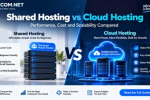 Shared Hosting vs Cloud Hosting: Performance, Cost and Scalability Compared