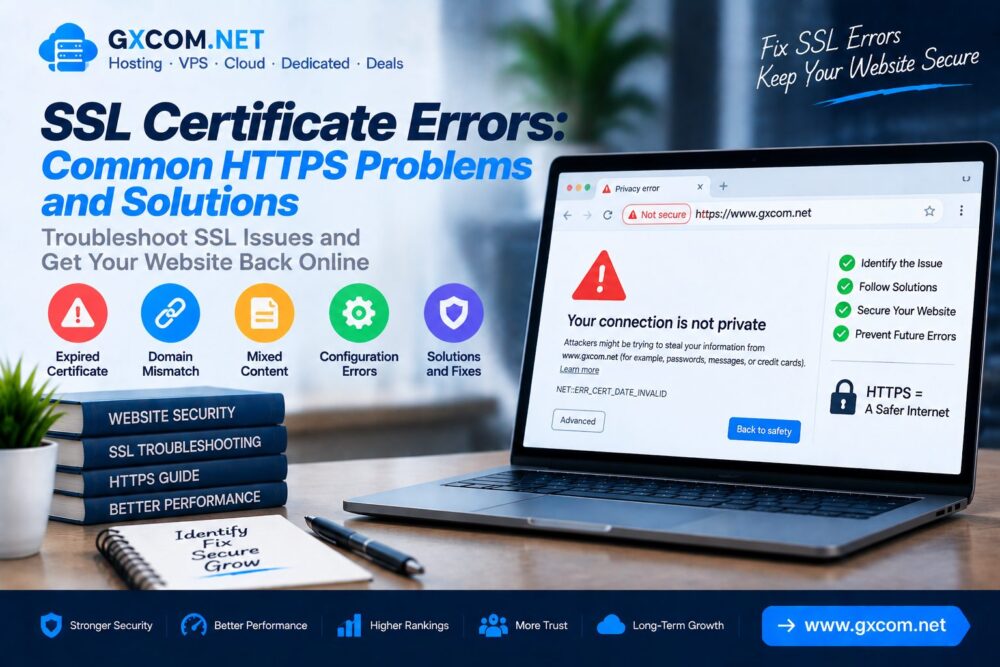 SSL Certificate Errors: Common HTTPS Problems and Solutions