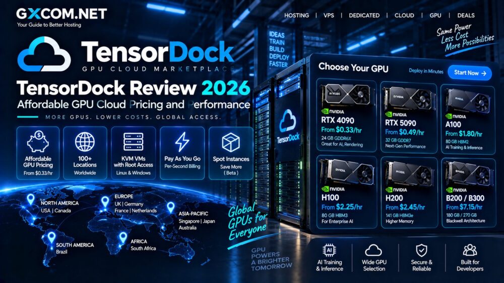TensorDock 2026 年评测:经济实惠的 GPU 云服务定价与性能