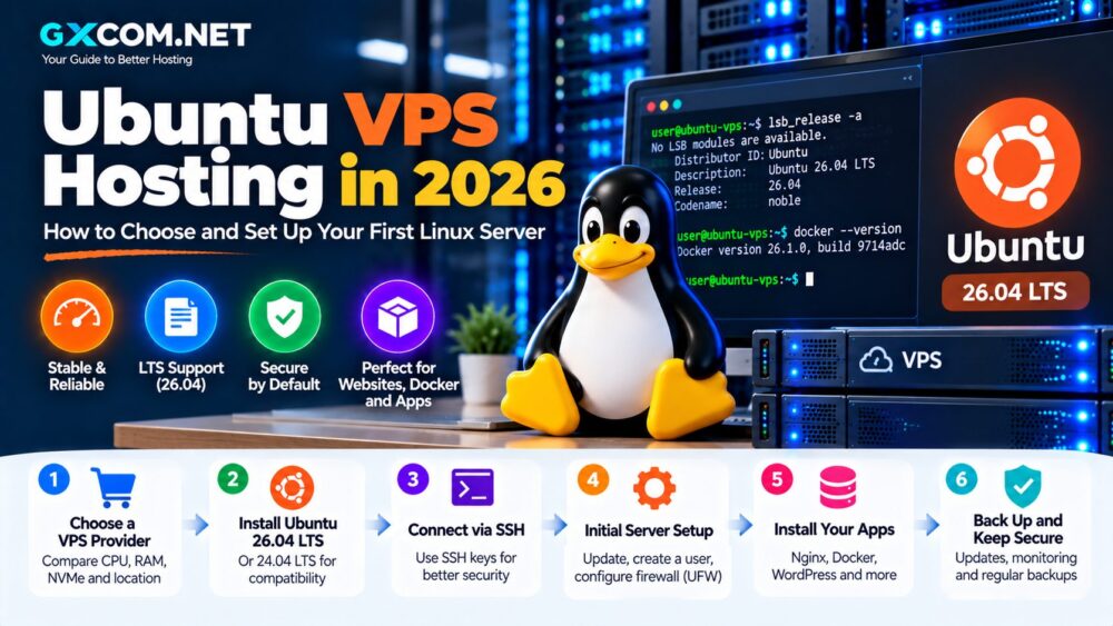 2026年的Ubuntu VPS主机:如何选择并搭建您的第一台Linux服务器