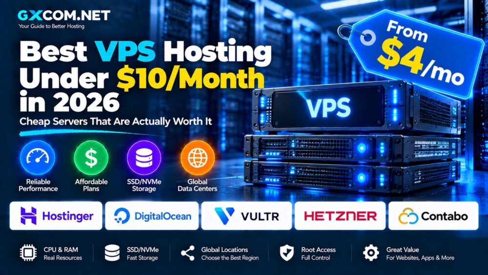 Best VPS Hosting Under $10/Month in 2026: Cheap Servers That Are Actually Worth It