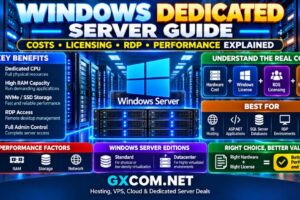 Windows 专用服务器指南：费用、许可、RDP 和性能详解