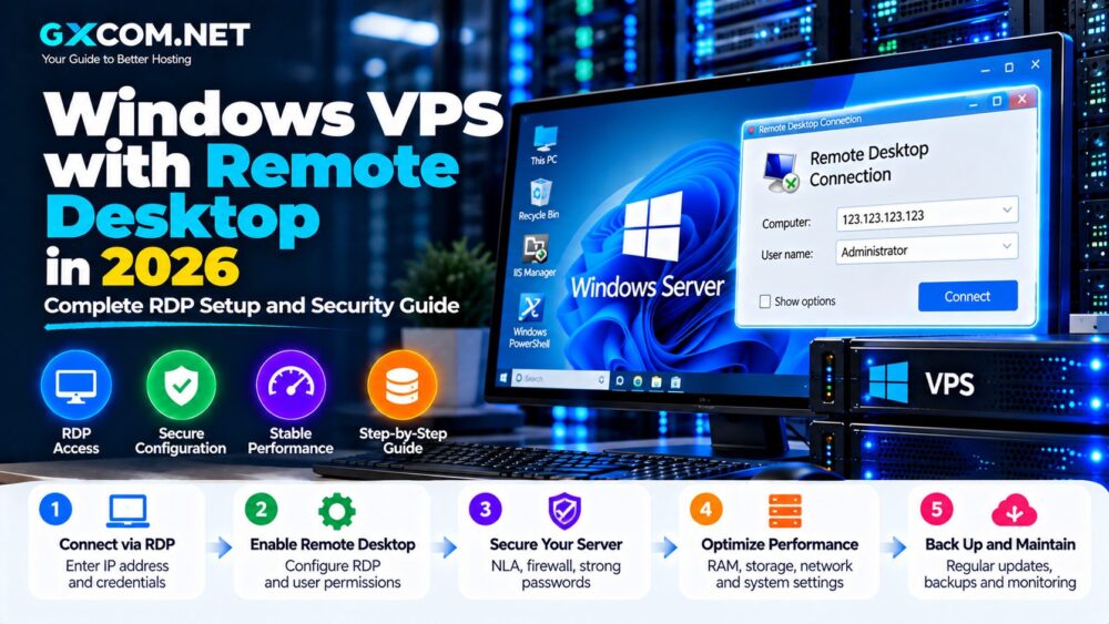 Windows VPS with Remote Desktop in 2026: Complete RDP Setup and Security Guide