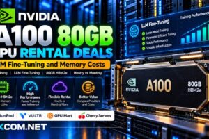 NVIDIA A100 80GB GPU租赁方案对比：HBM2e内存、LLM微调性能以及按小时与按月计费的托管成本