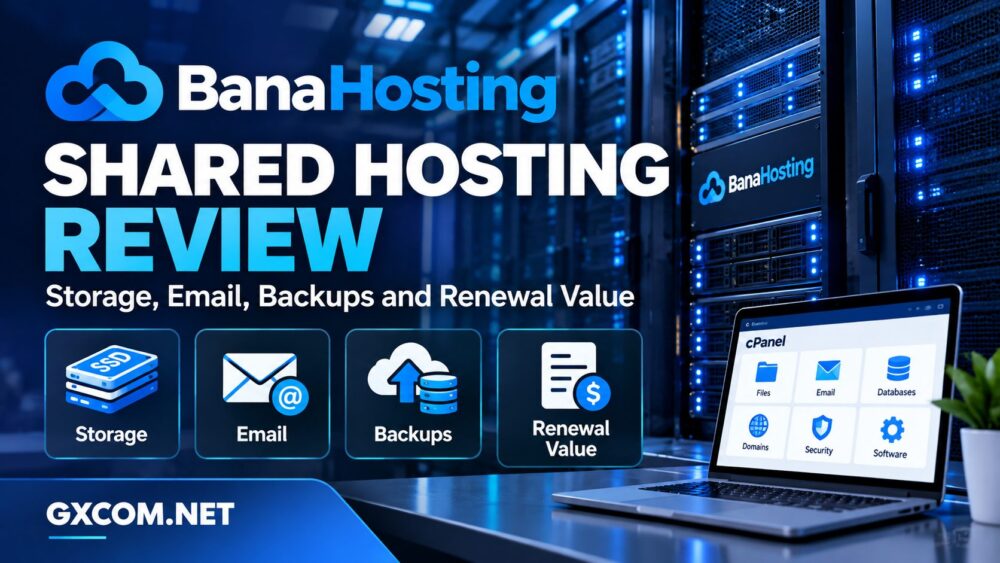 BanaHosting 共享主机评测：涵盖 SSD 存储、电子邮件托管、备份及续费性价比