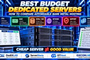 Best Budget Dedicated Servers Comparison of Affordable Bare Metal Hosting CPU RAM NVMe Bandwidth and Total Cost