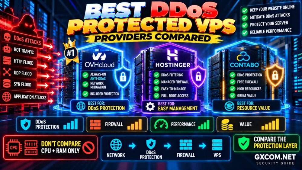 Best DDoS Protected VPS Providers Compared