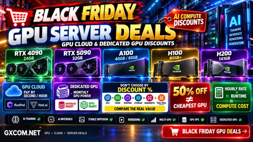 Best Black Friday GPU Server Deals: GPU Cloud and Dedicated GPU Discounts