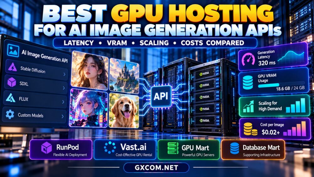 Best GPU Hosting for AI Image Generation APIs Comparing Latency VRAM Scaling and Costs
Title Best GPU Hosting for AI Image Generation APIs – GXCOM.NET