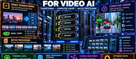 Best GPU Servers for Video AI: Transcoding, Computer Vision and Batch Processing