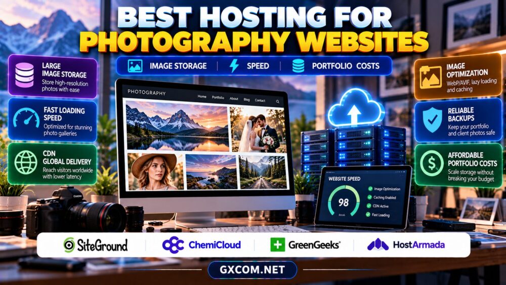 Best Hosting for Photography Websites Image Storage Speed and Portfolio Costs