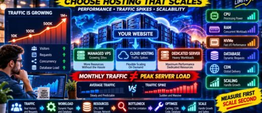 Best Hosting for High-Traffic Websites Performance Scalability VPS Cloud and Dedicated Hosting Compared