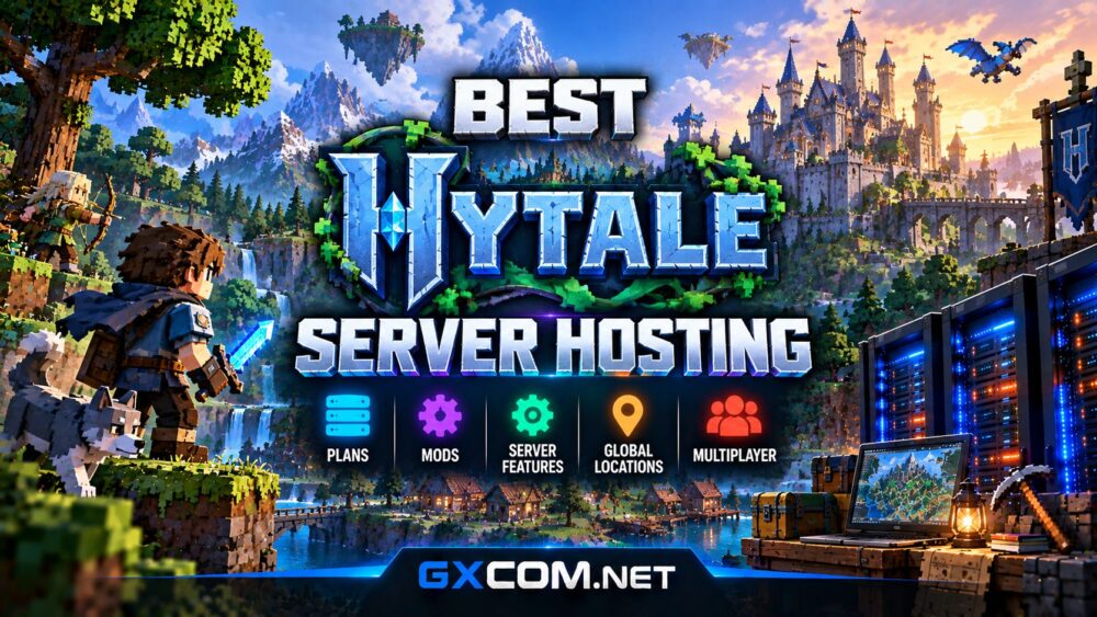 最佳《Hytale》服务器托管对比，涵盖多人游戏方案、服务器端模组、插件、内存性能及专用服务器功能