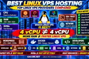 Best Linux VPS Hosting Providers CPU RAM NVMe Ubuntu Debian Performance and Features Compared