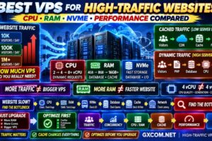 Best VPS for High-Traffic Websites CPU RAM NVMe Caching and Performance Compared