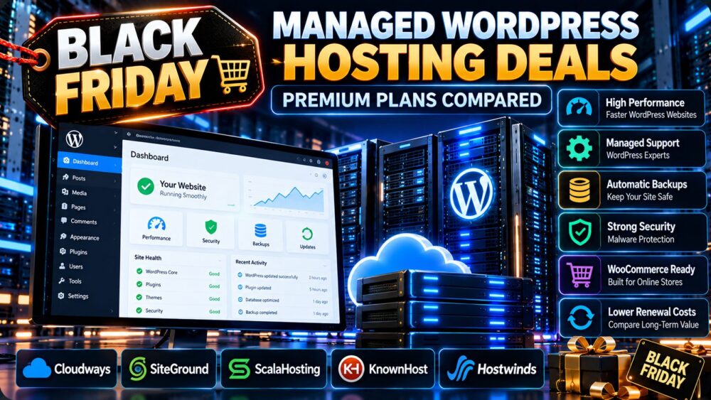 “黑色星期五”托管型 WordPress 主机优惠：高级套餐对比