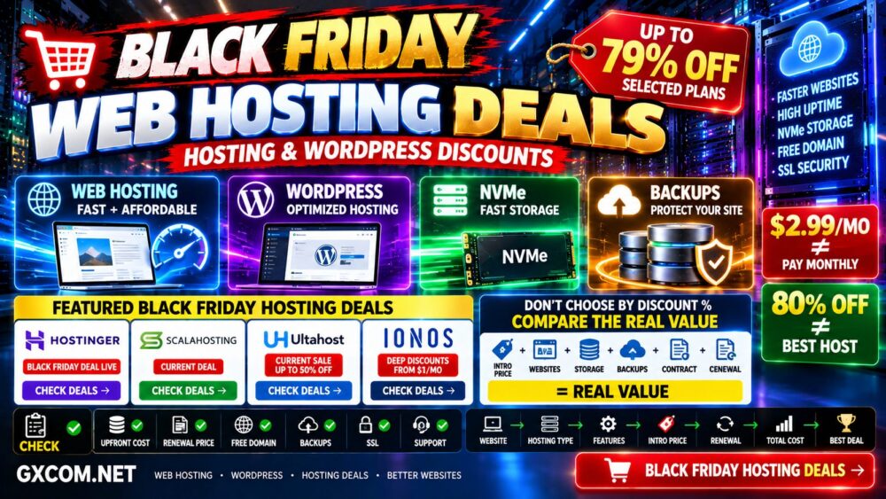 Best Black Friday Web Hosting Deals and WordPress Hosting Discounts Compared