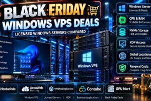 “黑色星期五”Windows VPS优惠：带正版授权的Windows服务器对比