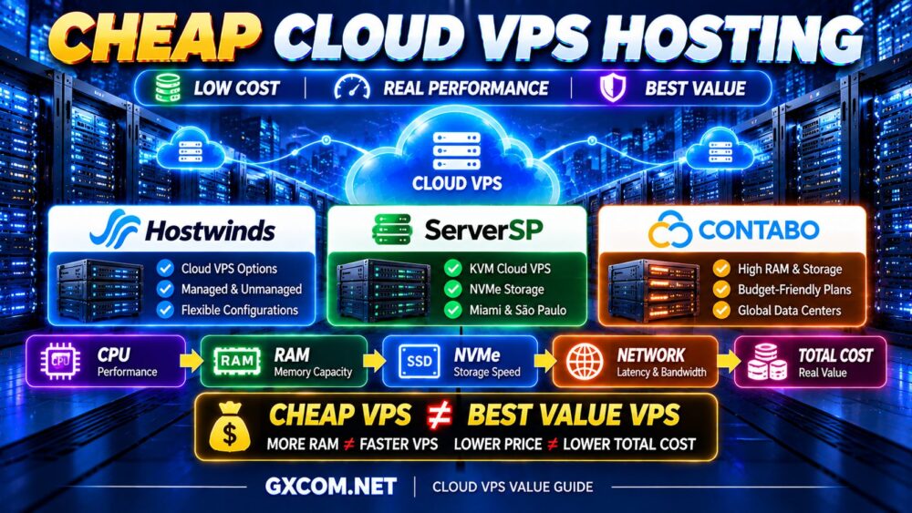 经济实惠的云VPS主机:性价比对比——CPU、内存、NVMe性能及隐性费用