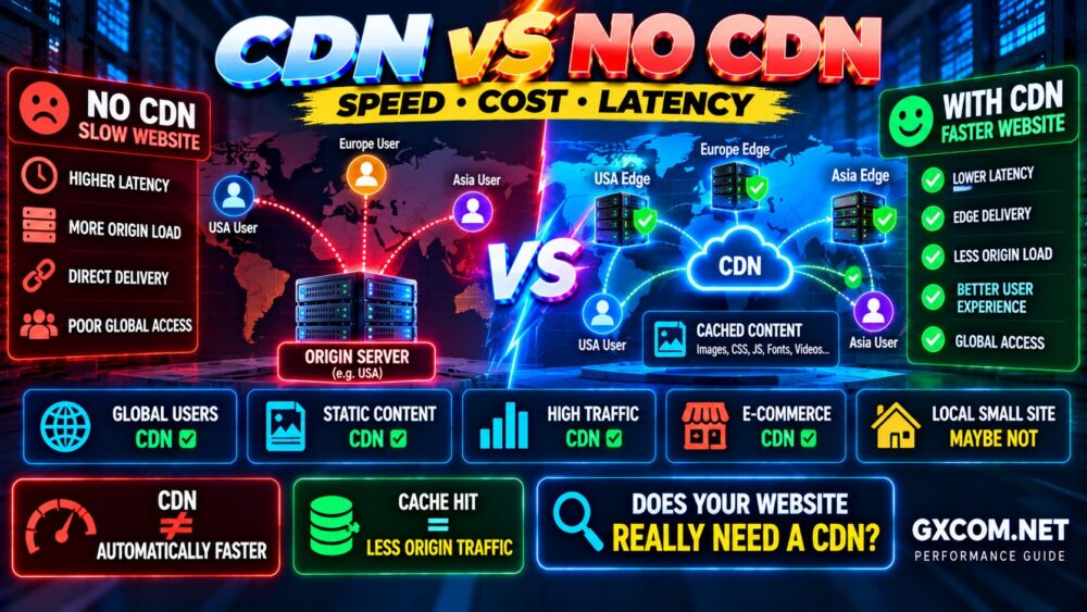 CDN vs No CDN Website Performance and Cost Comparison