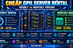 Cheap GPU Server Rental: Hourly vs Monthly Pricing and Total Cost Compared