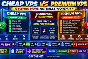 Cheap VPS vs Premium VPS CPU RAM NVMe Performance Reliability and Cost Compared